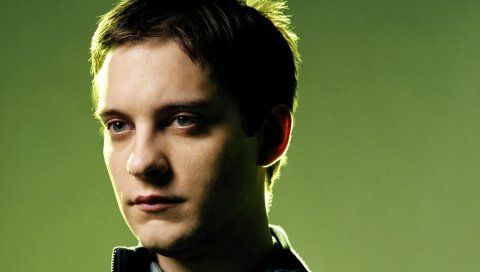 Tobey maguire, парень, актер, взгляд, очаровательный