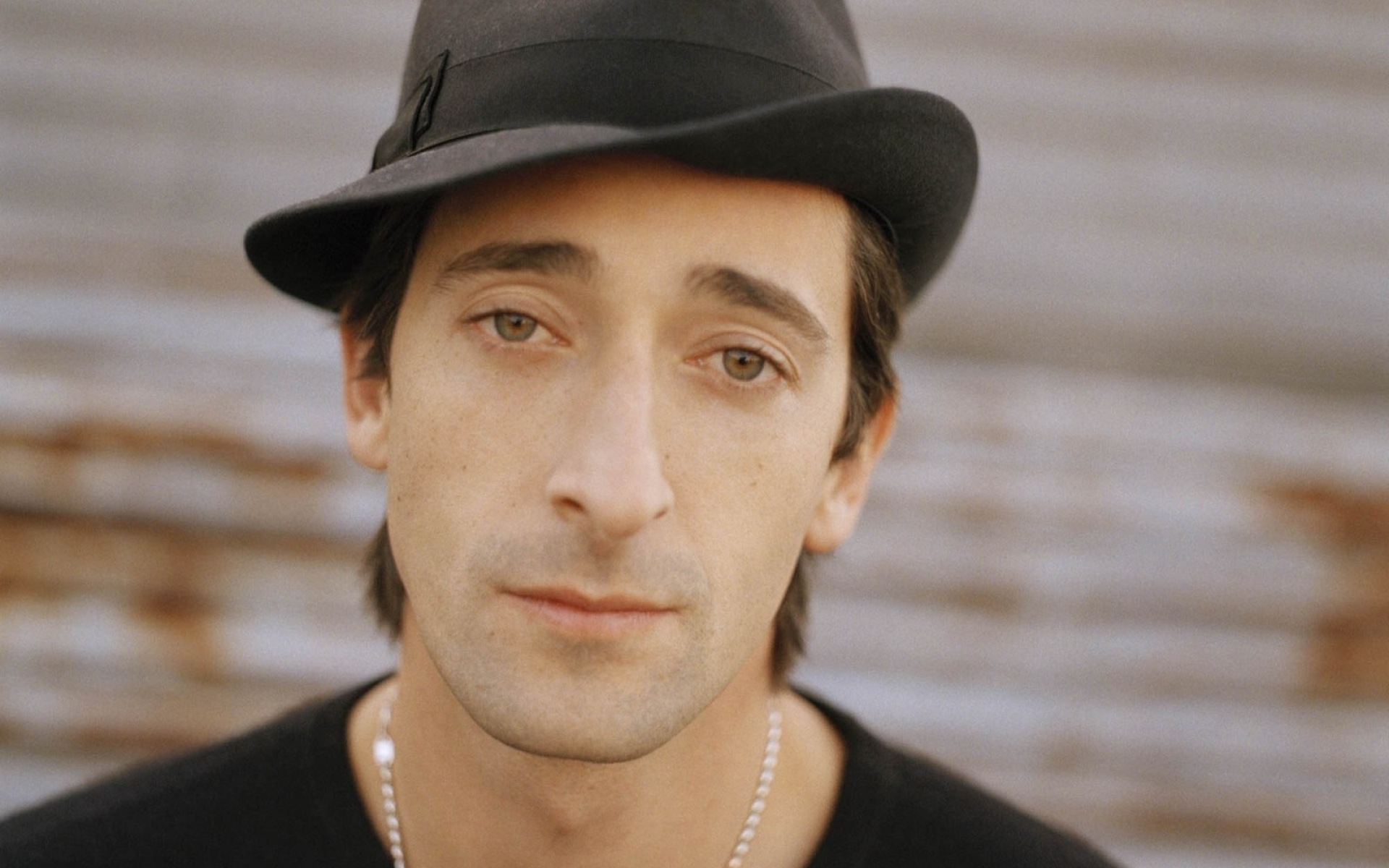 Картинки Adrien brody, коричневые волосы, шляпа, взгляд, печаль фото и обои на рабочий стол