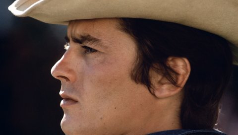 Alain delon, hat, man, charming, has