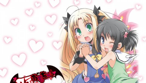 Astarotte no omocha, девушки, страх, флирт, прикосновение