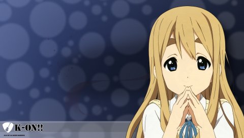 K-on, девушка, блондинка, руки, поза, сладкий
