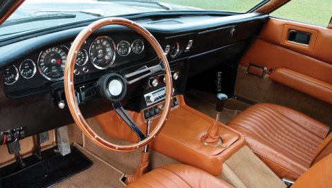 Aston martin, dbs, v8, 1969, салон, салон, руль, спидометр