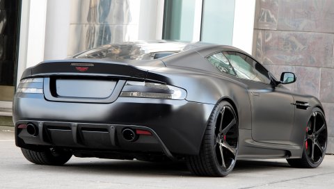 Aston martin, dbs, 2011, черный, вид сбоку, спорт, авто