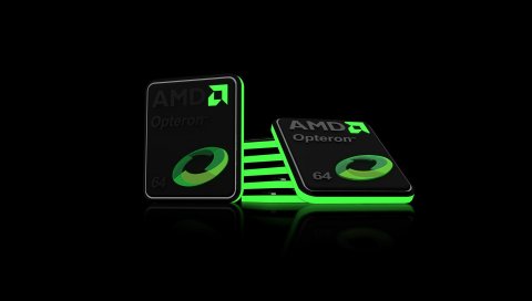 Процессор, процессор, amd, черный, зеленый