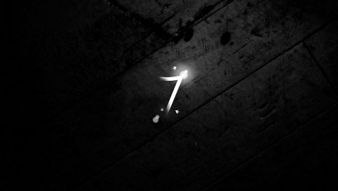 Окна 7, черный белый, светлый
