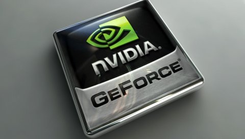 Nvidia, серебро, черный, логотип