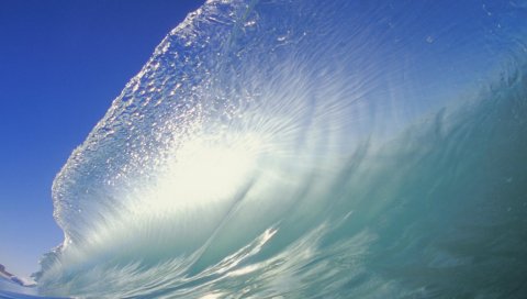 Волна, море, вода, прозрачный, брызги