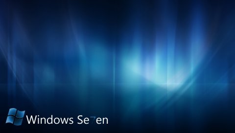 Windows 7, os, логотип, белый, синий