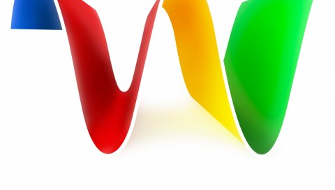 Google wave, логотип, разноцветные, поиск