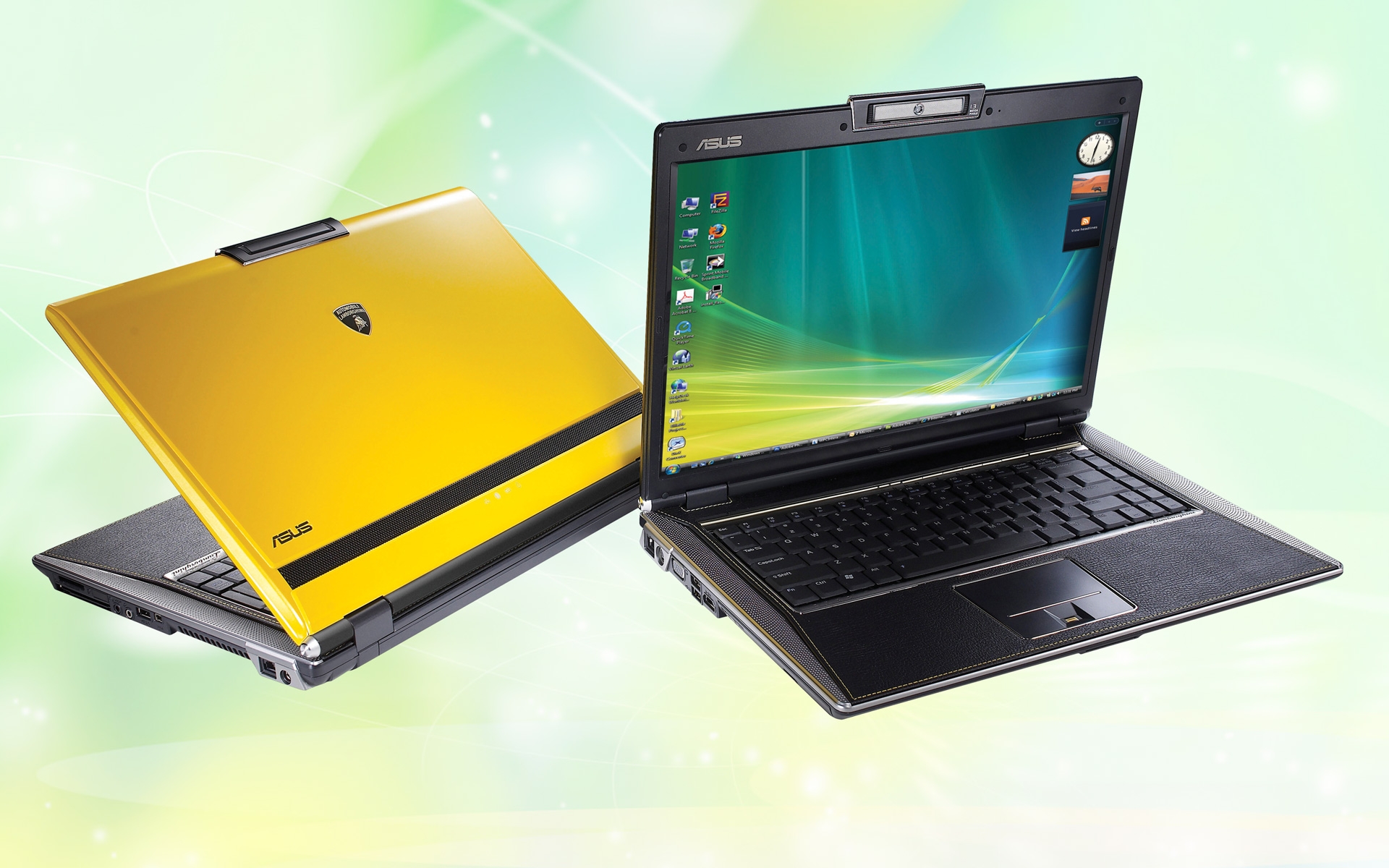 Картинки Asus, lamborghini, блокнот, разнообразие фото и обои на рабочий стол