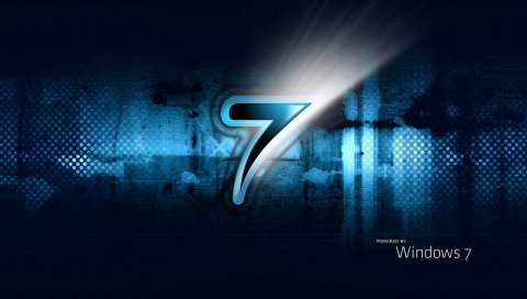Windows 7, microsoft, background, dark