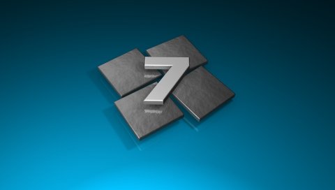 Окна 7, рисунок, логотип