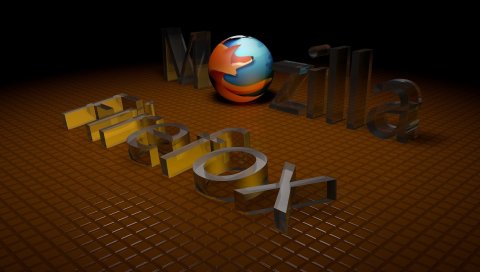 Firefox, mozilla, логотип, поверхность