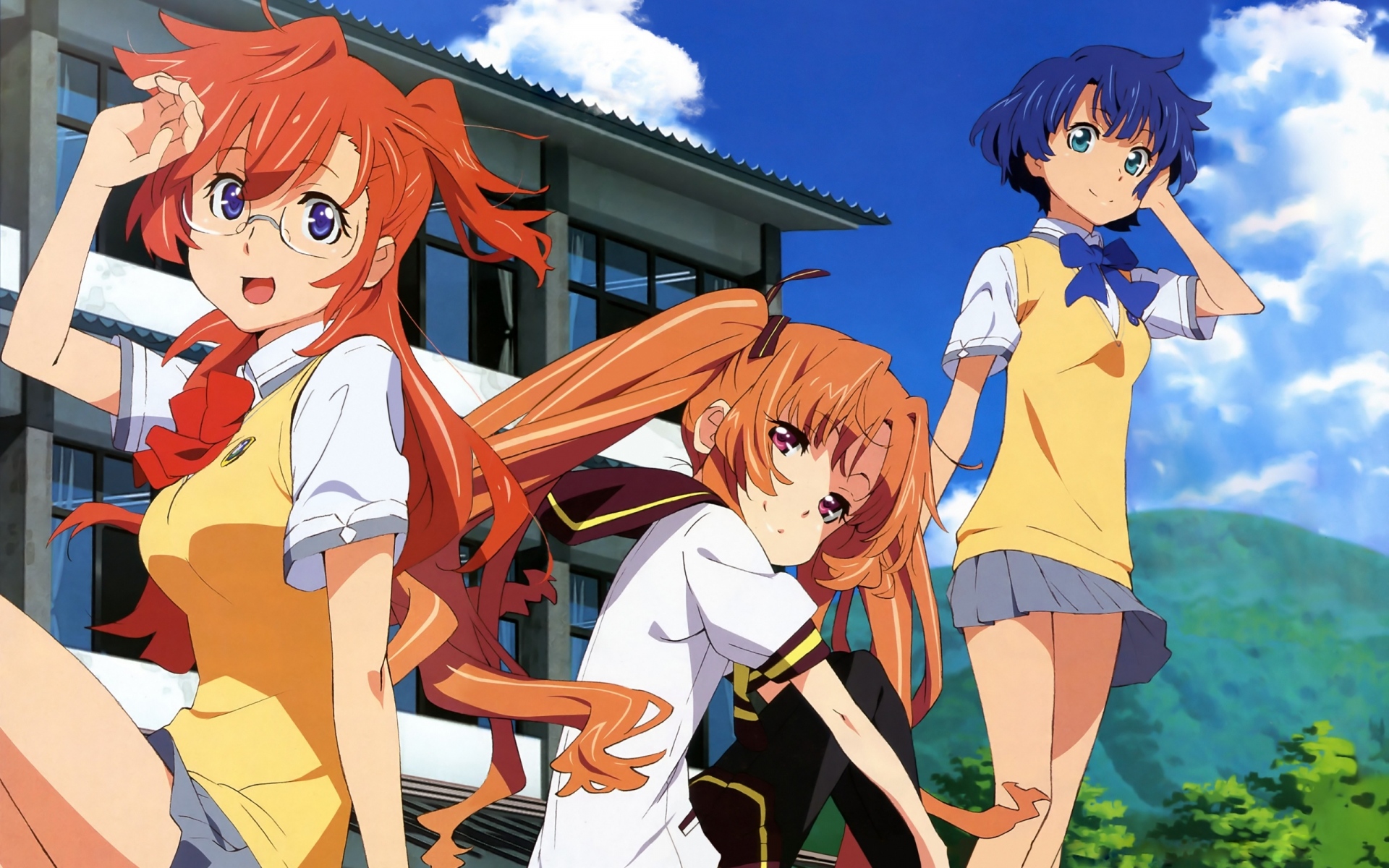 Картинки Ano natsu de matteru, девушка, улыбка, милый фото и обои на рабочий стол