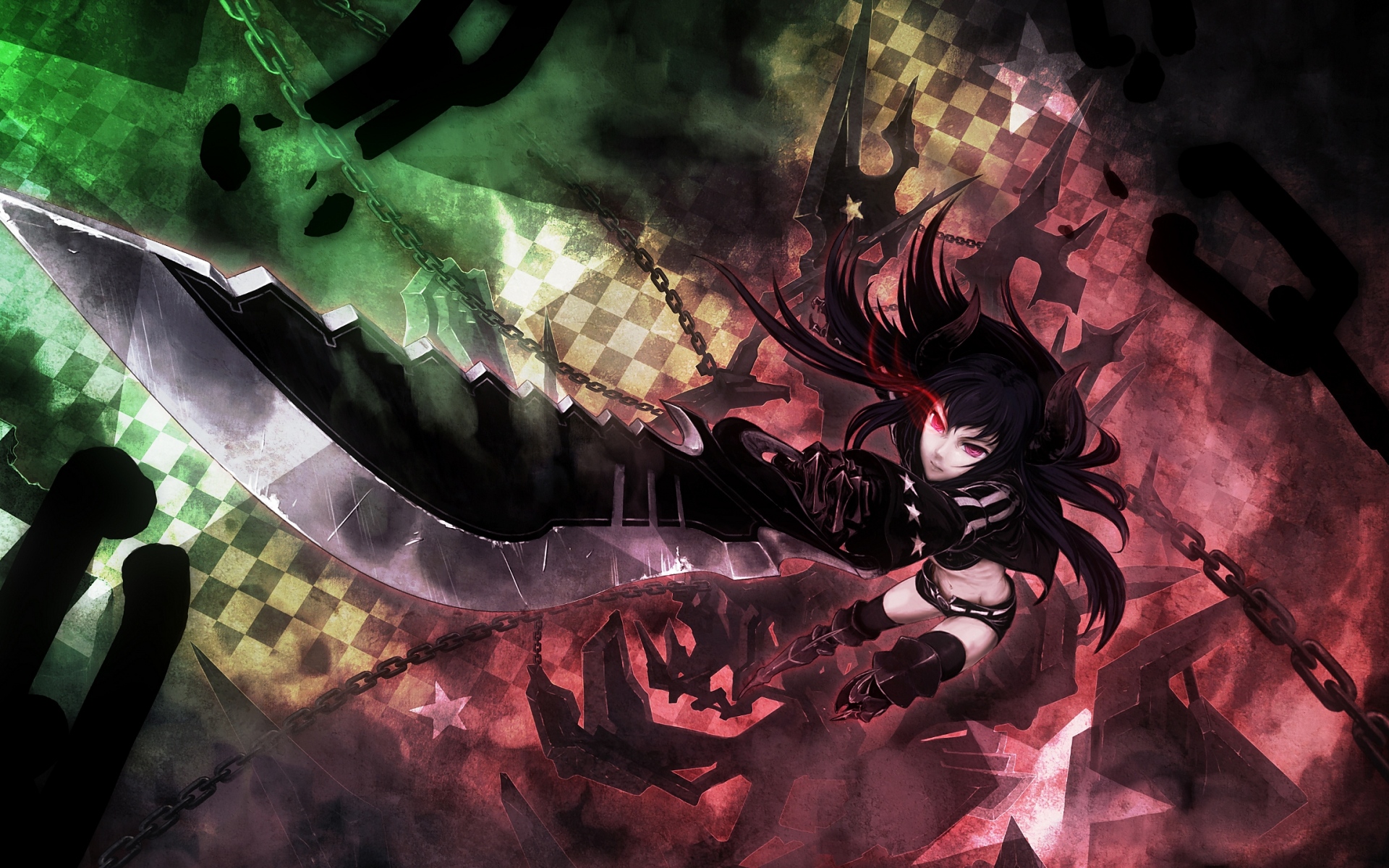 Картинки Blackrock shooter, девушка, брюнетка, оружие, прыжок, движение фото и обои на рабочий стол
