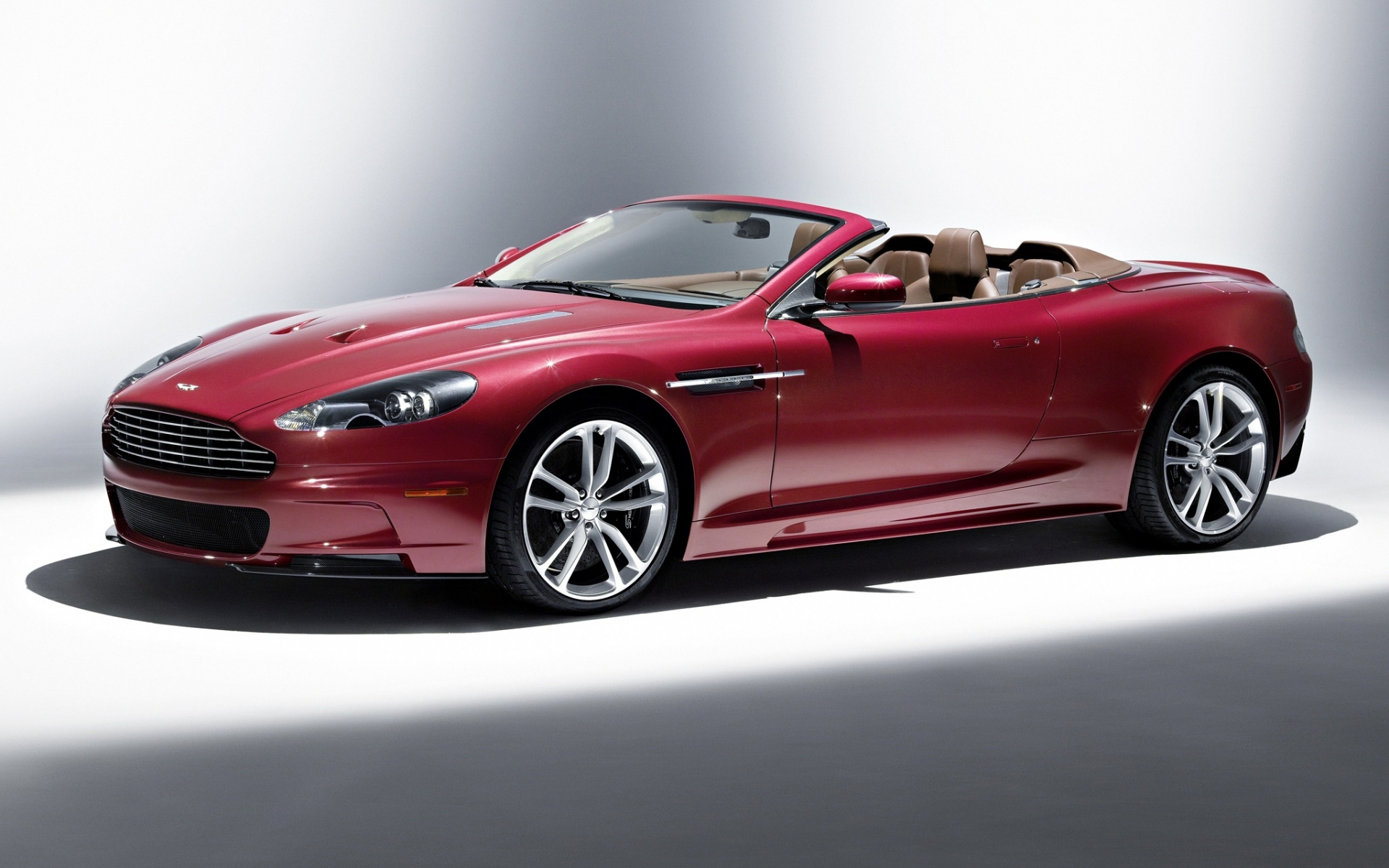 Картинки Aston martin, dbs, 2009, темно-красный, вид сбоку, стиль, авто фото и обои на рабочий стол