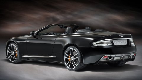 Aston martin, dbs, 2011, черный, вид сбоку, стиль, авто