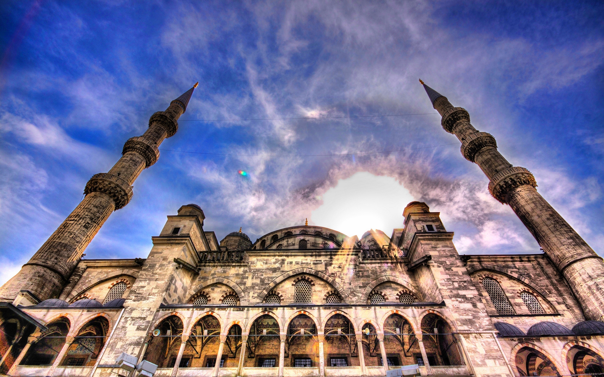 Картинки Мечеть, небо, архитектура, hdr фото и обои на рабочий стол