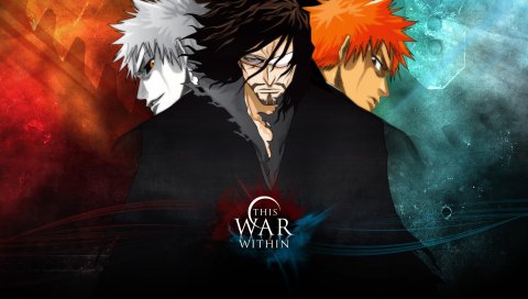 Kurosaki ichigo, bleach, аниме, ребята, выглядят, суровые