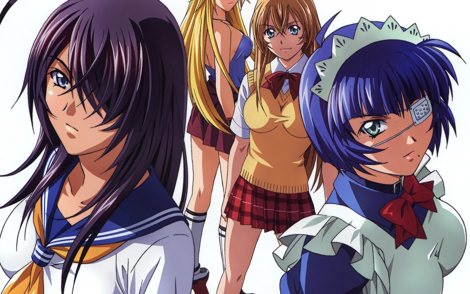 Картинки Игра ikkitousen, девушка, молодая, поза, взгляд фото и обои на рабочий стол