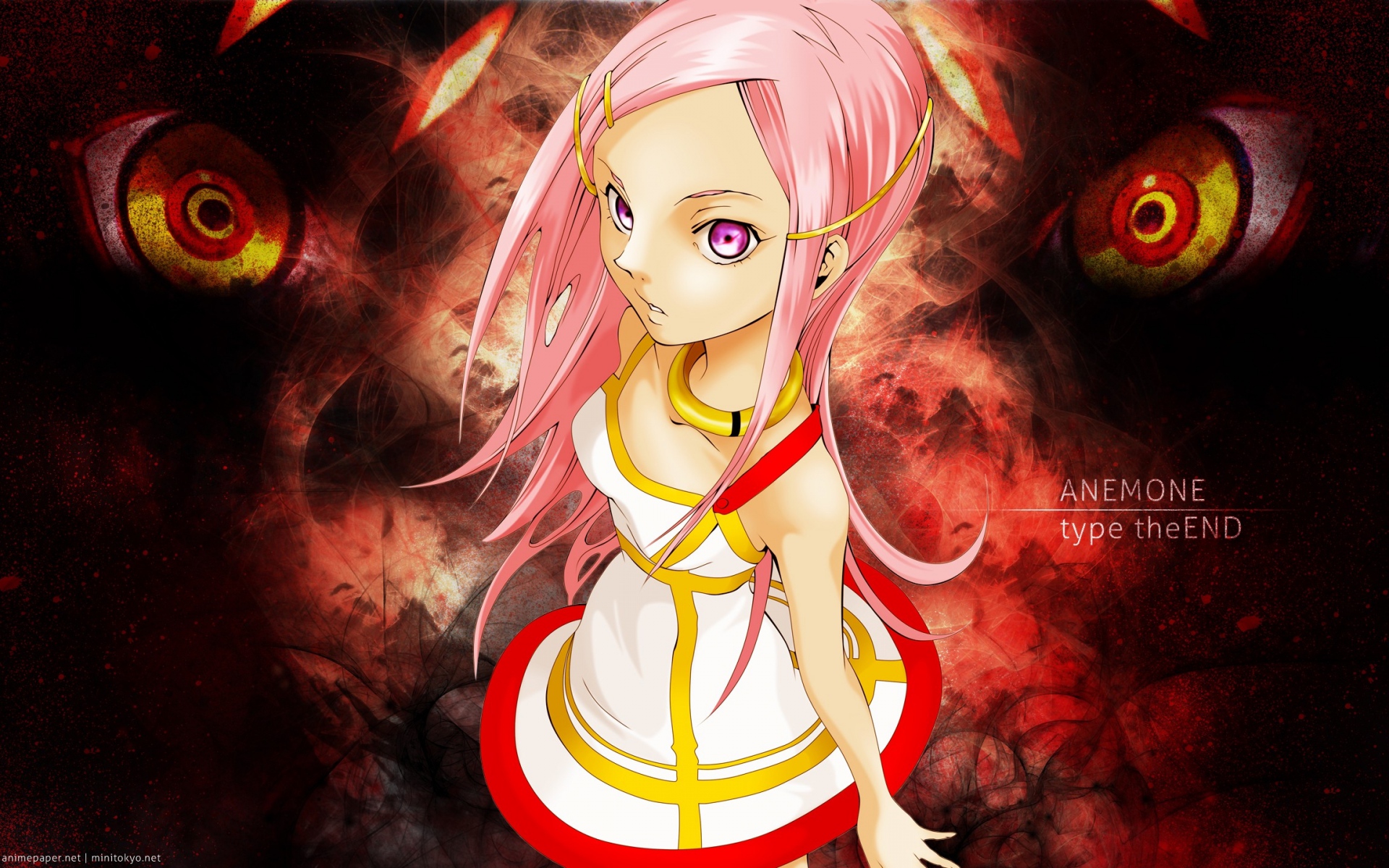 Картинки Eureka seven, girl, look, pose, background, hairpin фото и обои на рабочий стол