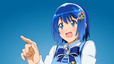 Nanami windows, девушка, палец, удивительно, жест