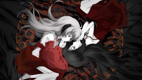 Higurashi no naku koro ni, девушка, взгляд, диапазон, поза