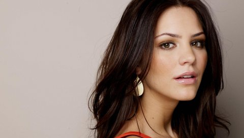 Katharine mcphee, знаменитость, брюнетка, лицо, крупный план