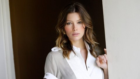 Jessica biel, блузка, блондинка, женщина, гламур