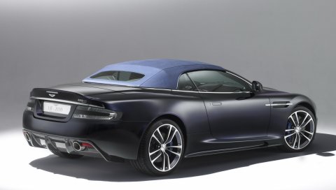 Aston martin, dbs, 2010, черный, непрозрачный, вид сбоку, стиль, авто, тень
