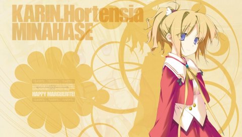 Karin hortensia, happy marguerite, girl, nice, smile, look