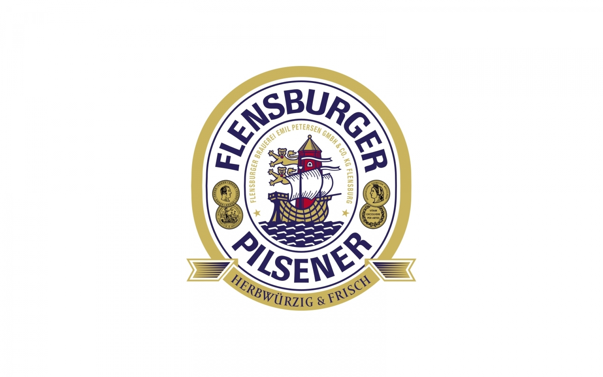 Картинки Flensburger, пиво, пивоварня, германия, логотип фото и обои на рабочий стол