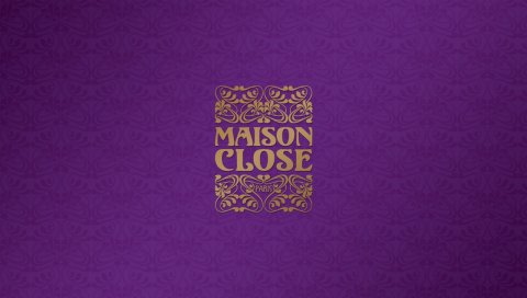 Maison close, одежда, бренд, логотип, фирма