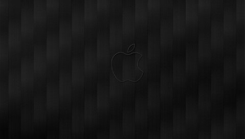 Apple, mac, логотип, бренд, контур, темный