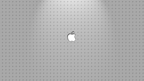 Яблоко, mac, логотип, бренд, серый, светлый