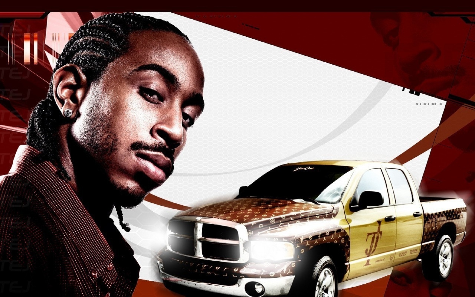 Картинки 2 быстрых 2 яростных, ludacris, tej, автомобиль, dodge, ram фото и обои на рабочий стол
