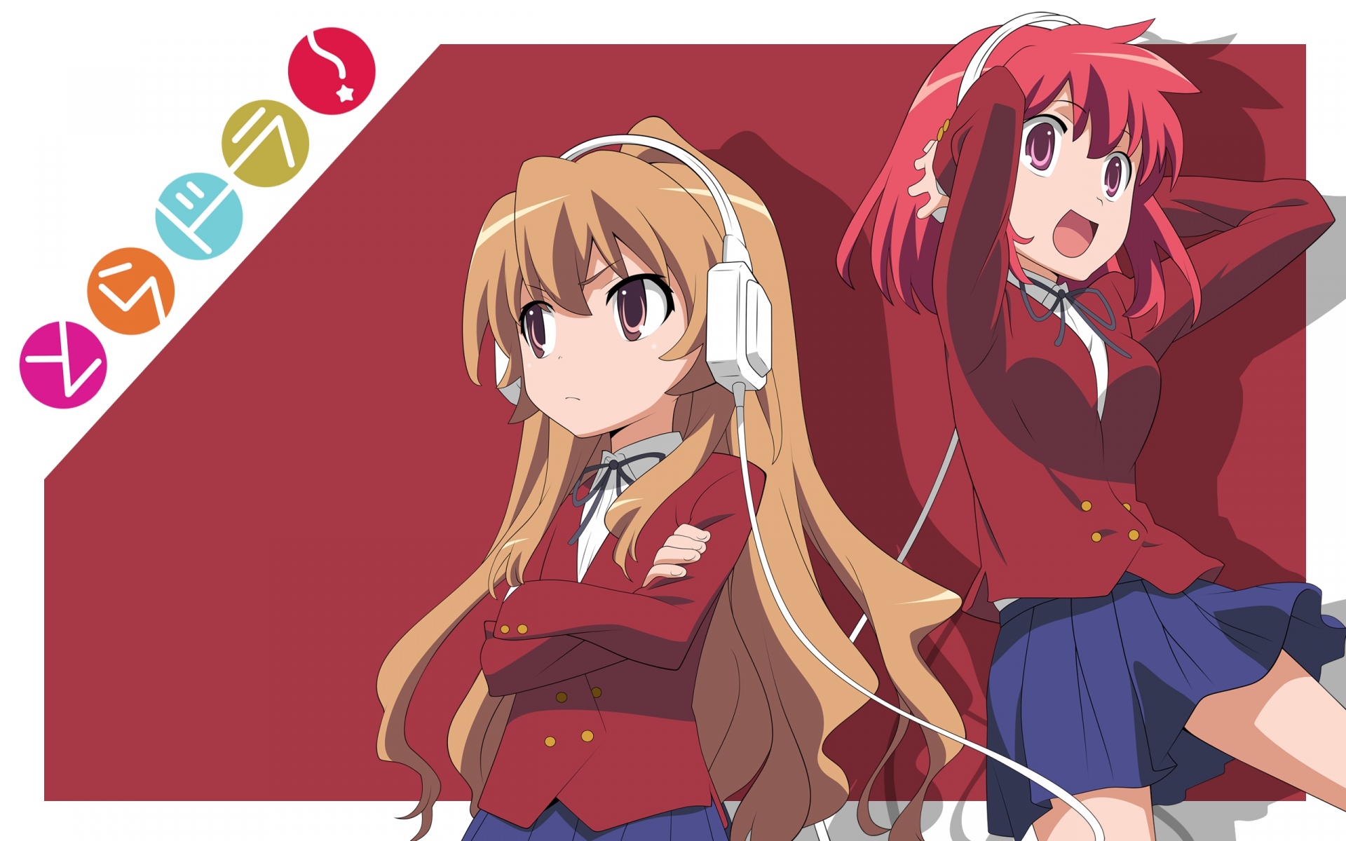 Картинки Аниме, minori toradora, девушки, ужасы, наушники, кабели фото и обои на рабочий стол