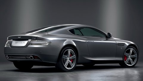 Aston martin, db9, 2008, металлик серый, вид сбоку, стиль, спорт, авто