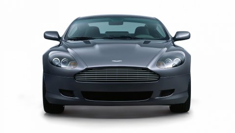 Aston martin, db9, 2004, серый металлик, вид спереди, стиль, авто