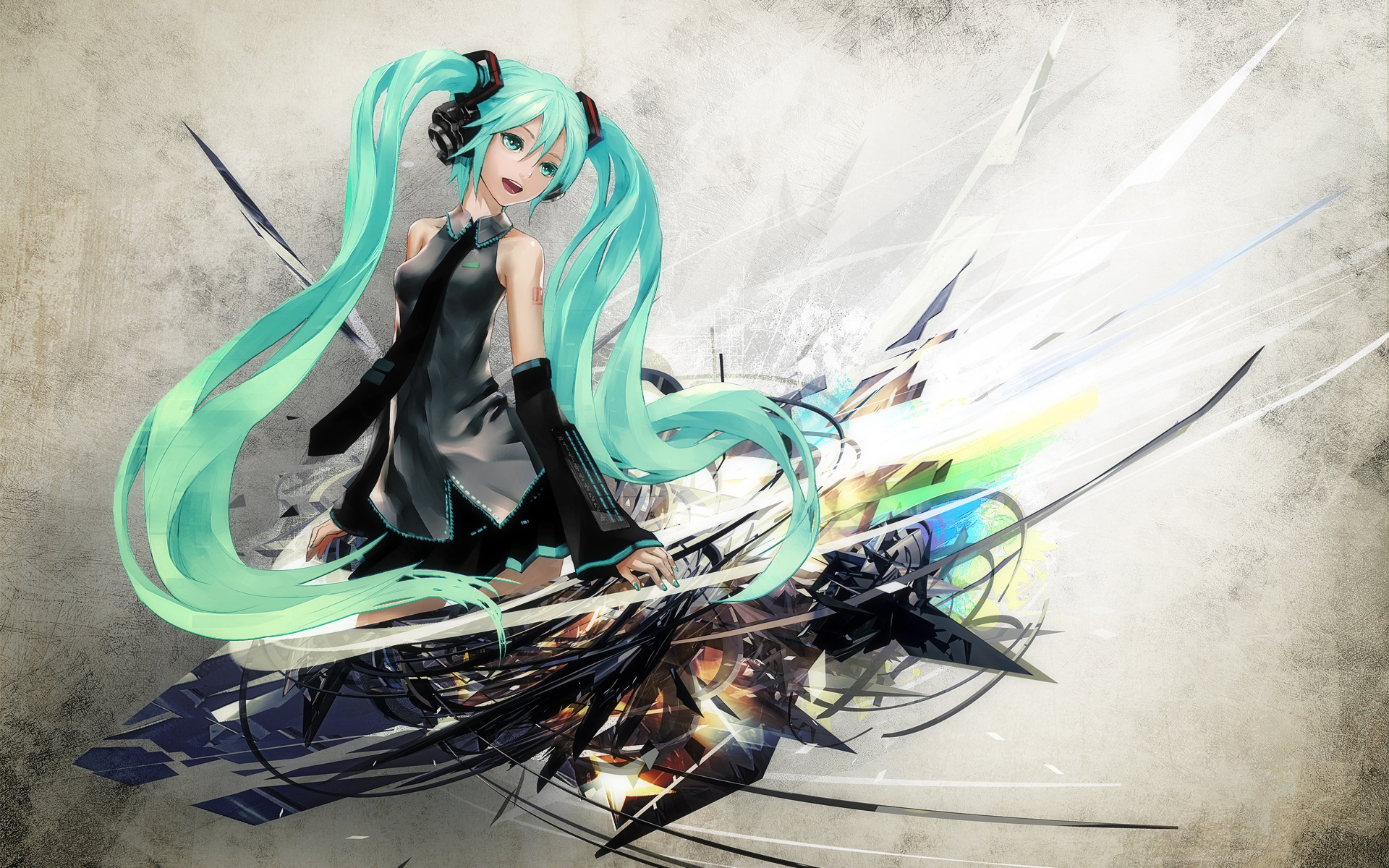 Картинки Аниме, hatsune miku, девушка, милый, улыбка фото и обои на рабочий стол