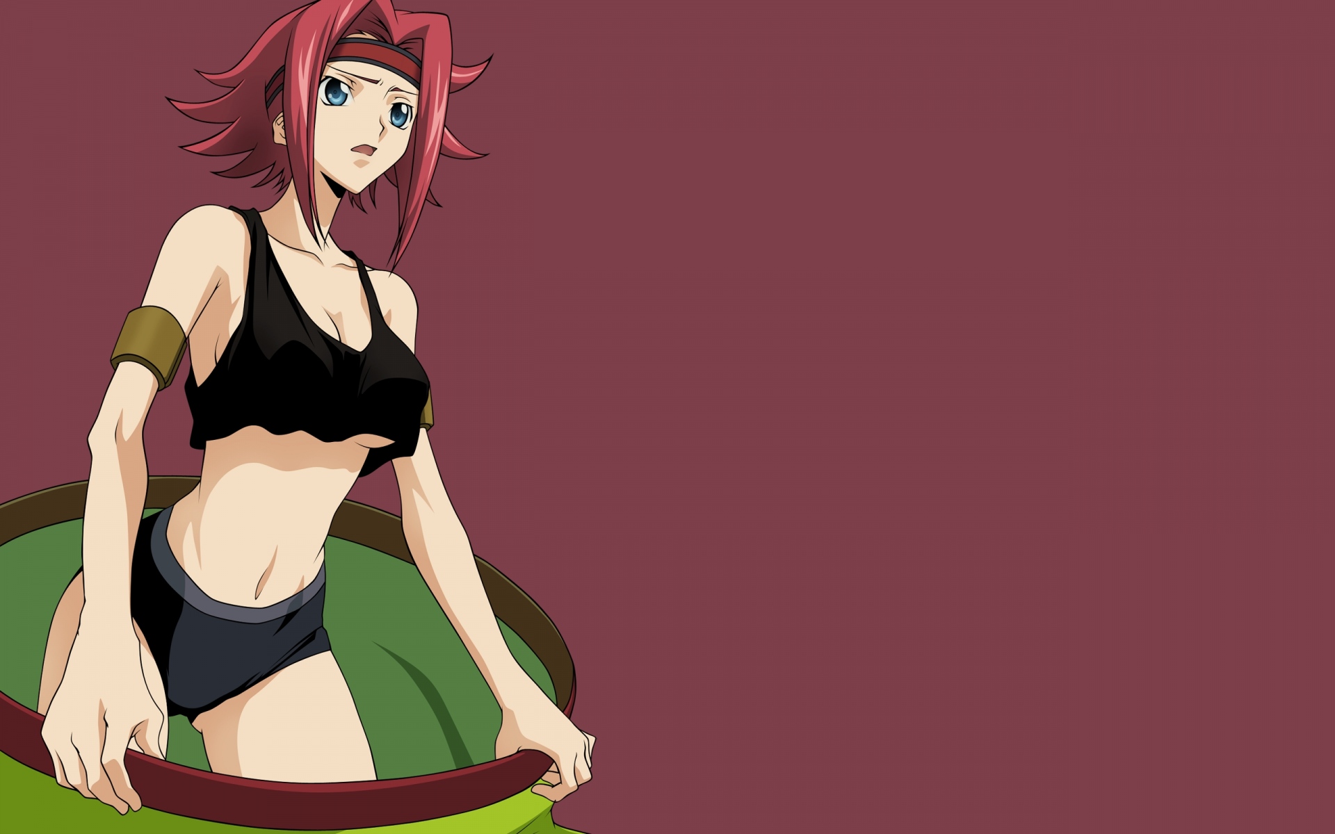 Картинки Девушка, код geass kallen hot, look, body, background фото и обои на рабочий стол