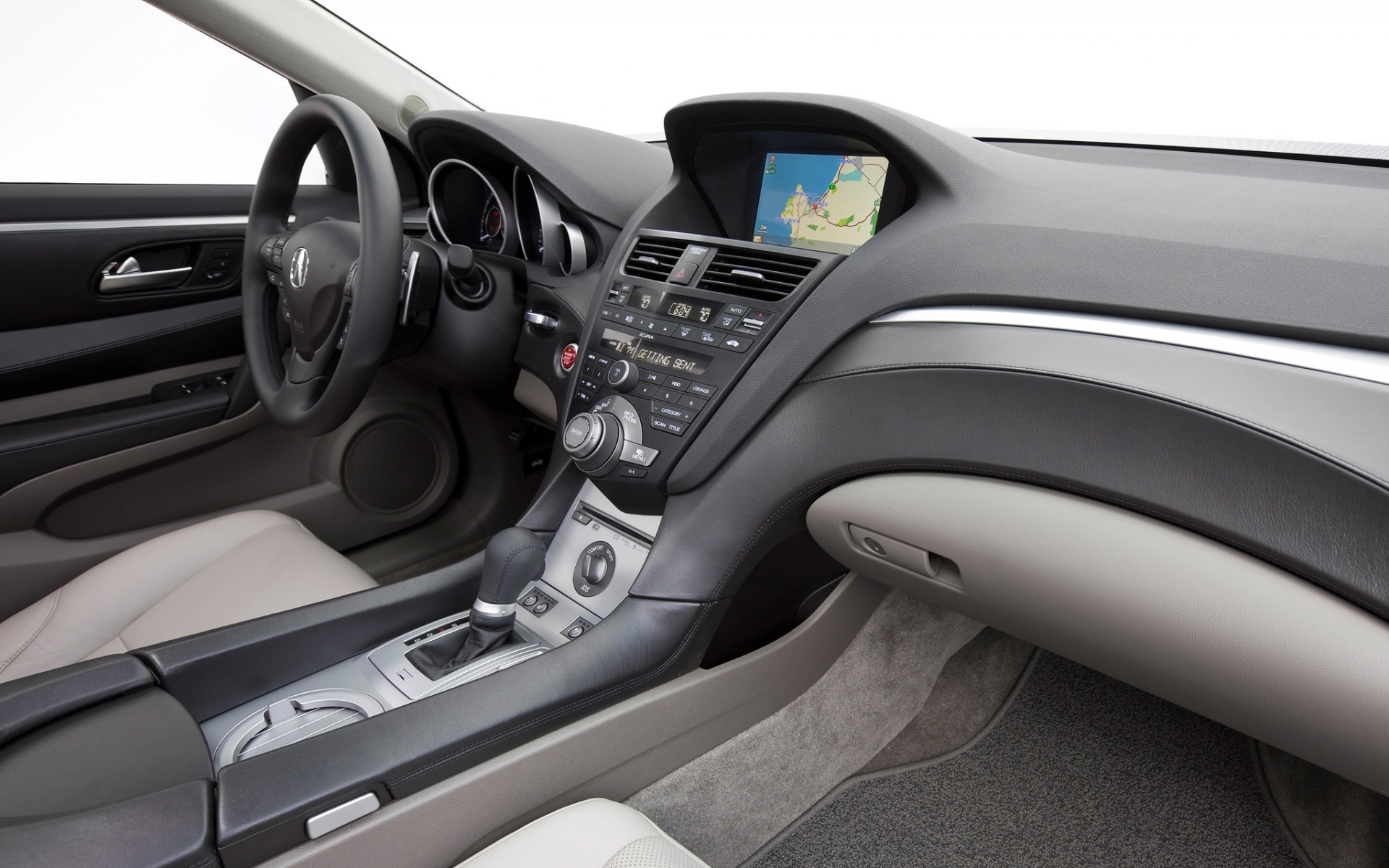 Картинки Acura, zdx, 2009, салон, салон, руль, спидометр фото и обои на рабочий стол