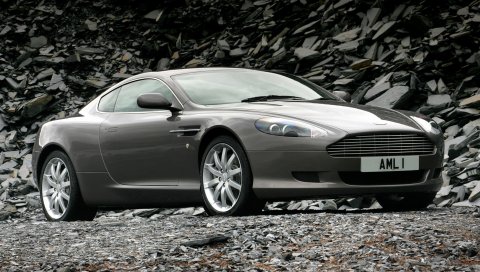 Aston martin, db9, 2004, металлик серый, вид сбоку, стиль, автомобили