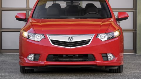 Acura, tsx, 2011, красный, вид спереди, стиль, авто