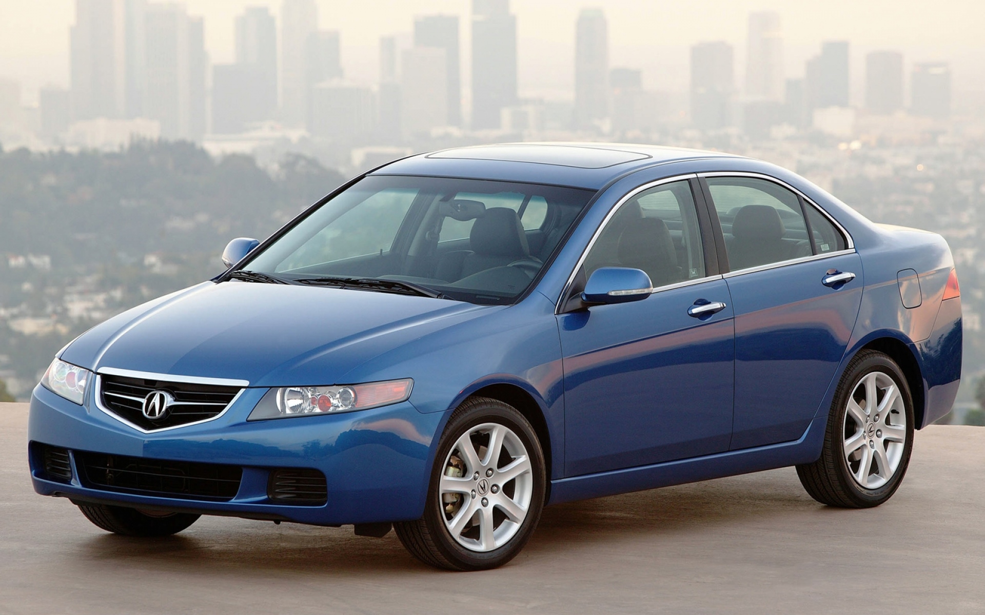 Картинки Acura, tsx, 2003, синий, вид сбоку, стиль, автомобили, город, асфальт фото и обои на рабочий стол
