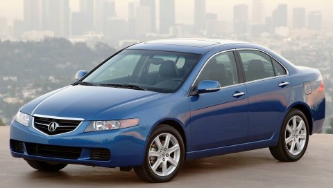 Acura, tsx, 2003, синий, вид сбоку, стиль, автомобили, город, асфальт