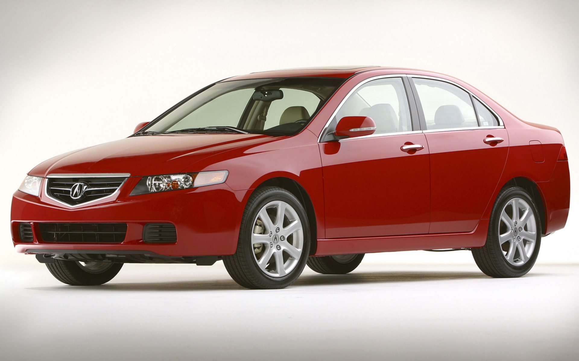 Картинки Acura, tsx, 2003, красный, вид сбоку, стиль фото и обои на рабочий стол