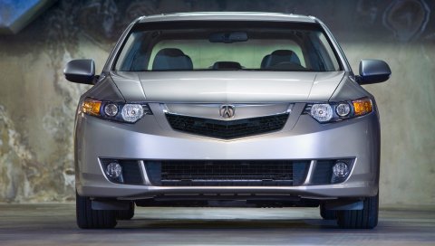 Acura, tsx, 2008, серый металлик, вид спереди, стиль, автомобили, парковка