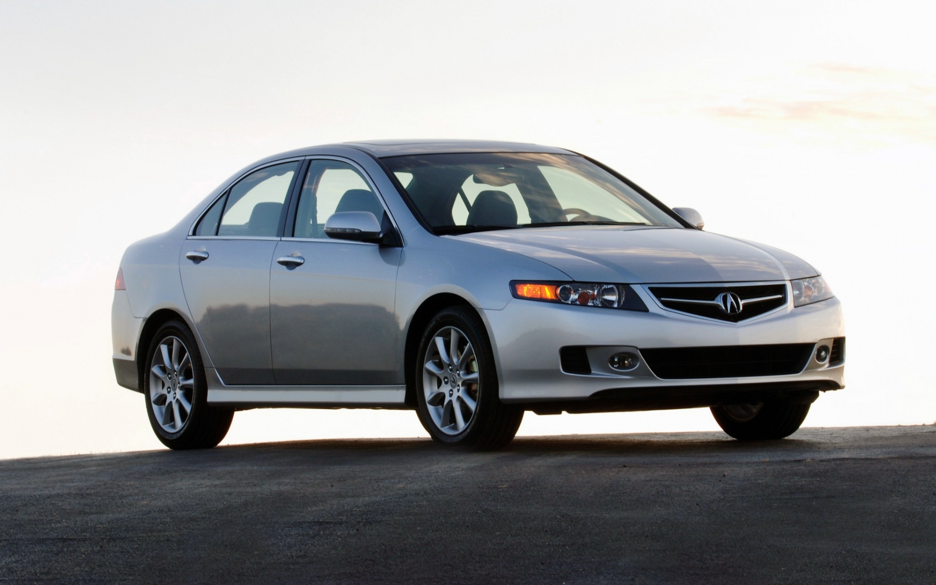 Картинки Acura, tsx, 2006, металлик серый, стиль, автомобили, асфальт фото и обои на рабочий стол