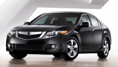 Acura, tsx, 2008, черный, вид спереди, стиль, авто